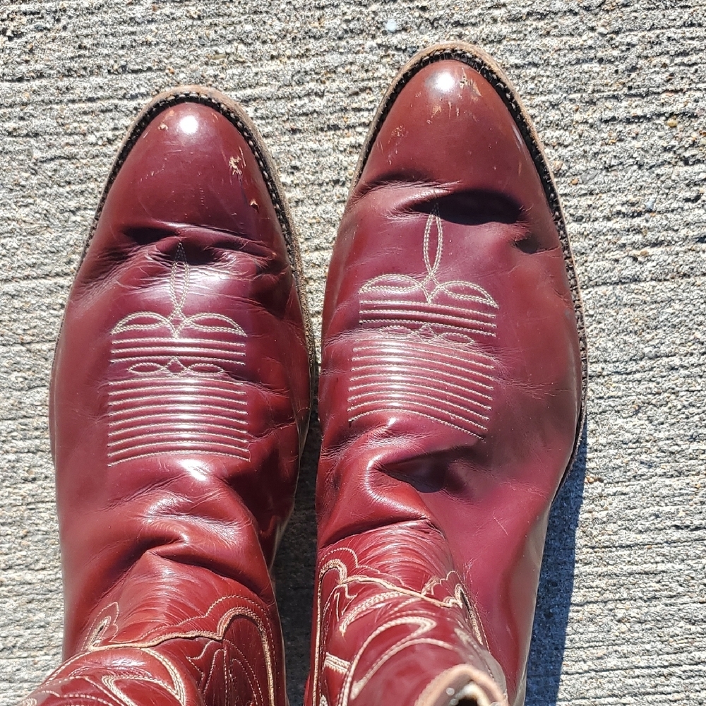 Tony Lama El Rey Cowboy Boots Size 16 EE - Picture 4 of 16